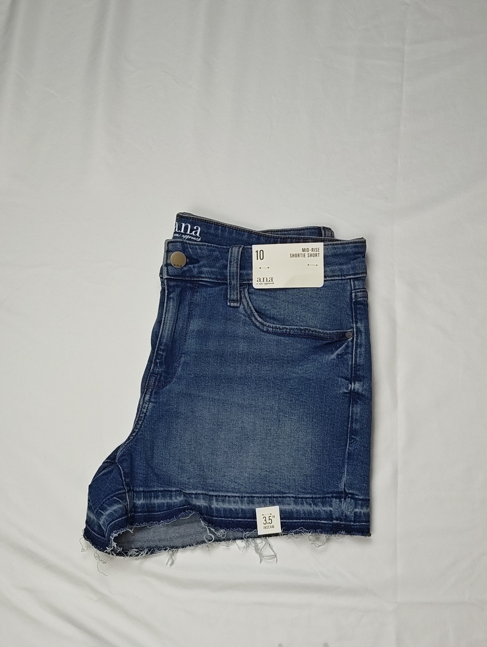 a.n.a Jean Shorts with Unstitched Hem Women's Size 10